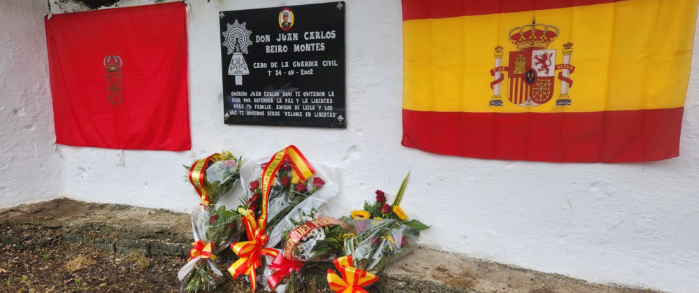 La AVT en el homenaje a Juan Carlos Beiro en Leiza